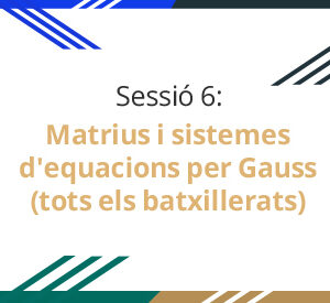 Selectivitat matemàtiques: Matrius i sistemes equacions per Gauss